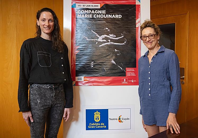 De izquierda a derecha, Valeria Gallucio y Carole Prieur.