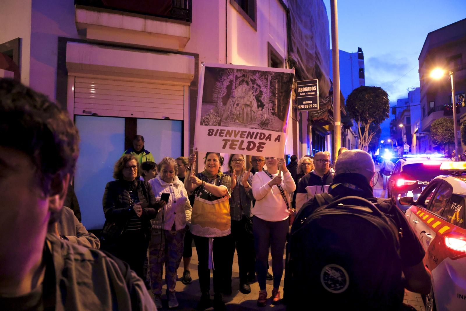 Telde recibe a la Virgen del Pino