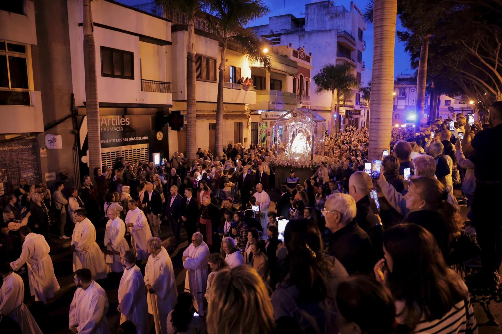 Telde recibe a la Virgen del Pino