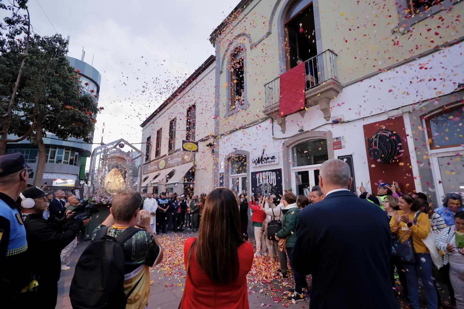 Telde recibe a la Virgen del Pino