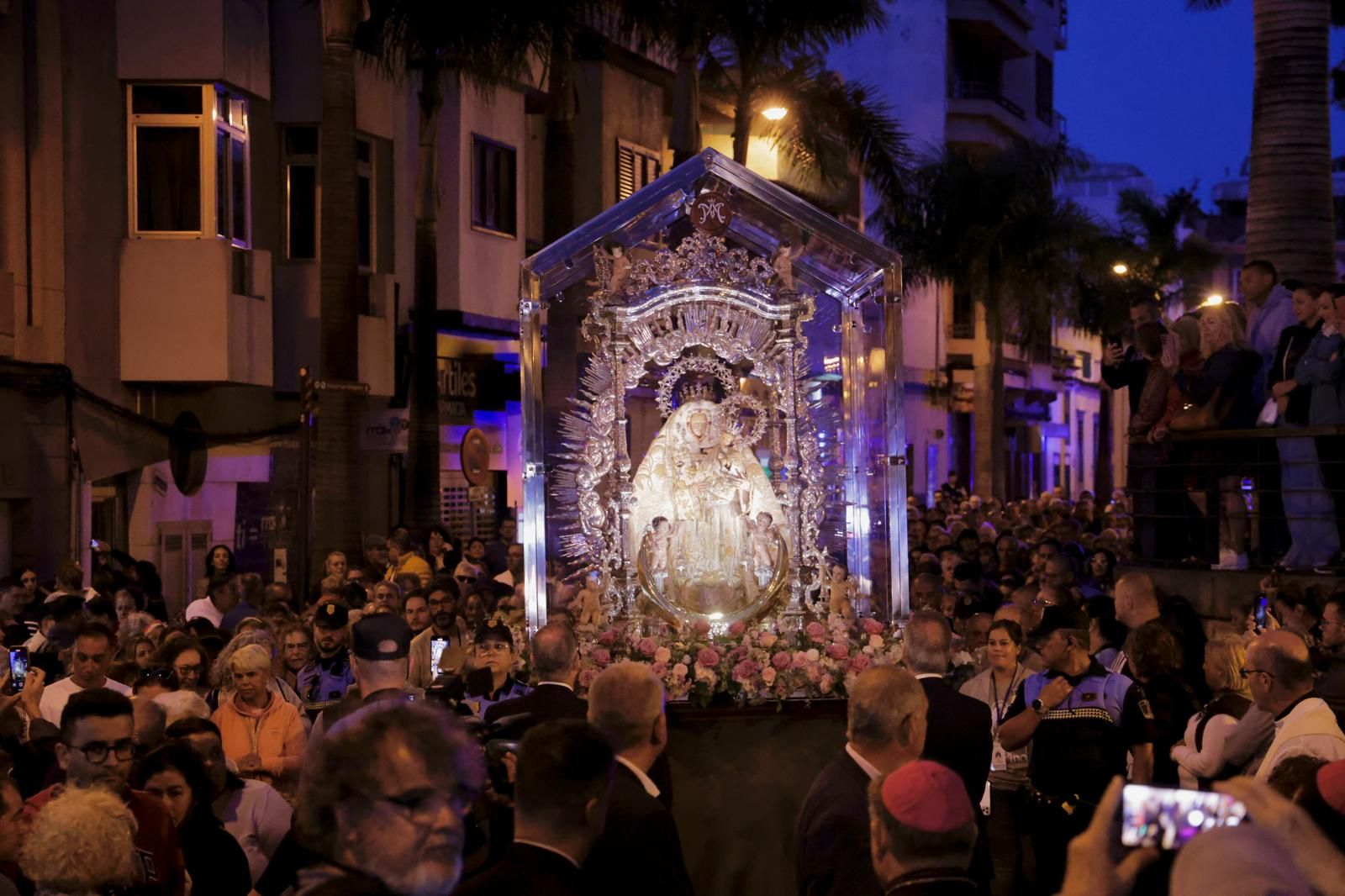 Telde recibe a la Virgen del Pino