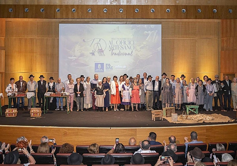 Acto de reconocimiento al oficio artesano tradicional que tuvo lugar en Infecar.