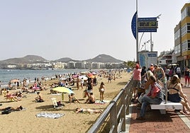 Playa de Las Canteras en una imagen de archivo.