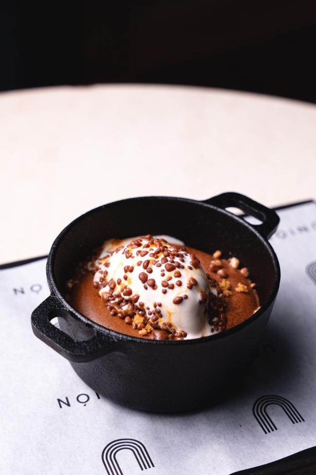 Soufflé de chocolate