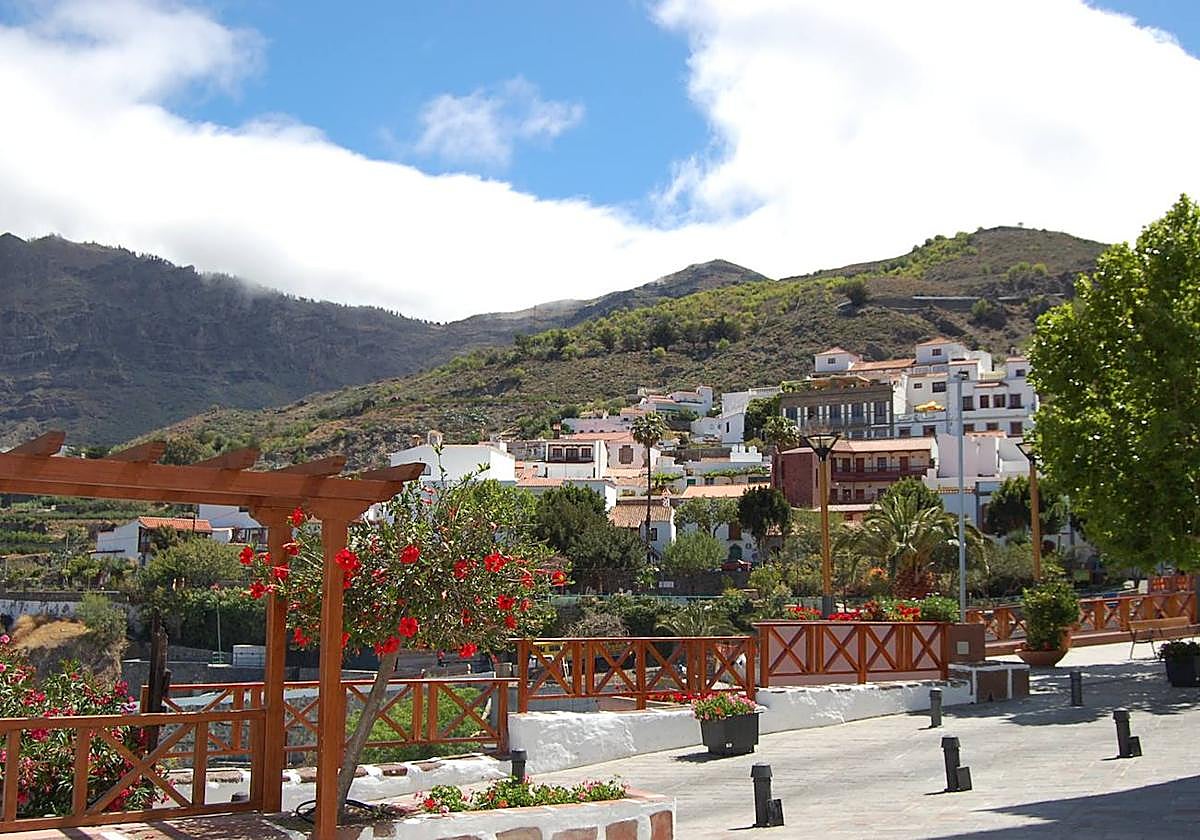 Paisajes naturales del municipio de Tejeda en Gran Canaria.
