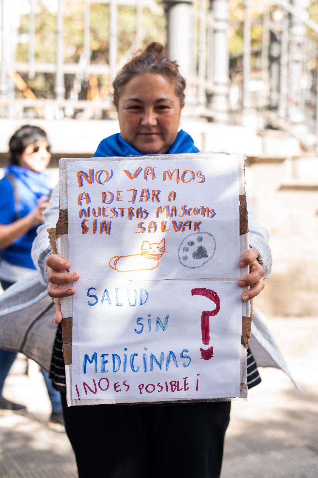 La protesta de los veterinarios en Las Palmas de Gran Canaria, en imágenes