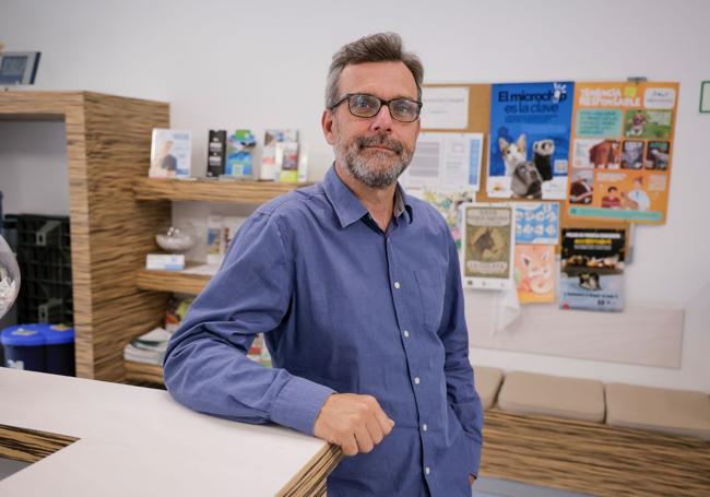 Alejandro Suárez, presidente del Colegio de la Profesión Veterinaria de Las Palmas.