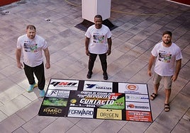 Gustavo Sarmiento, Eric Kouam y Pedro García son los artífices de esta iniciativa pionera en Gran Canaria.