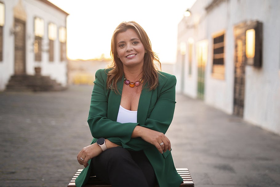 Imagen de la alcaldesa de Teguise, Olivia Duque.