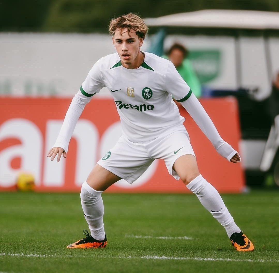 Arvelo, con el Sporting de Portugal.