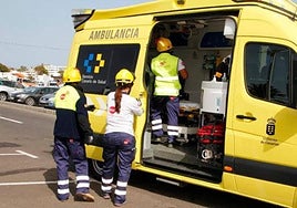 Imagen de archivo de intervenciones médicas en accidentes.