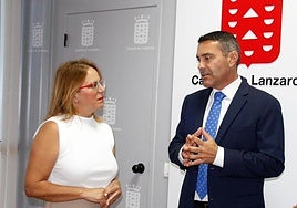 Nori Machín y Oswaldo Betancort.