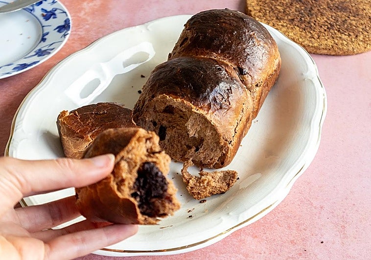 Pan brioche de chocolate