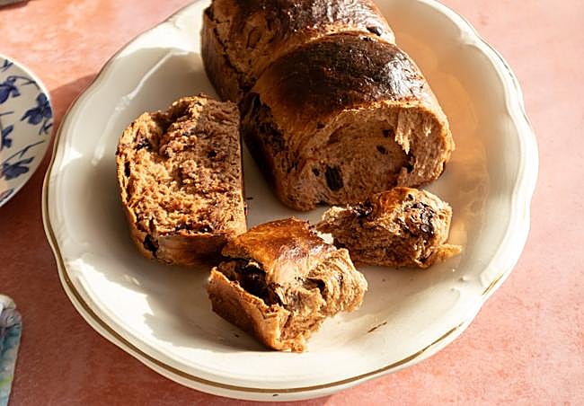 Pan brioche de chocolate