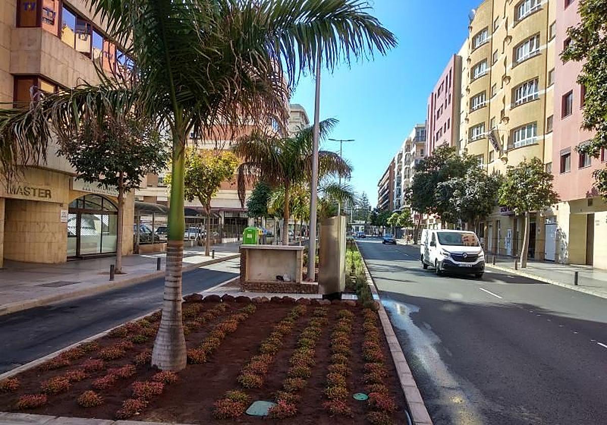 Foto de archivo de la calle Luis Doreste Silva.