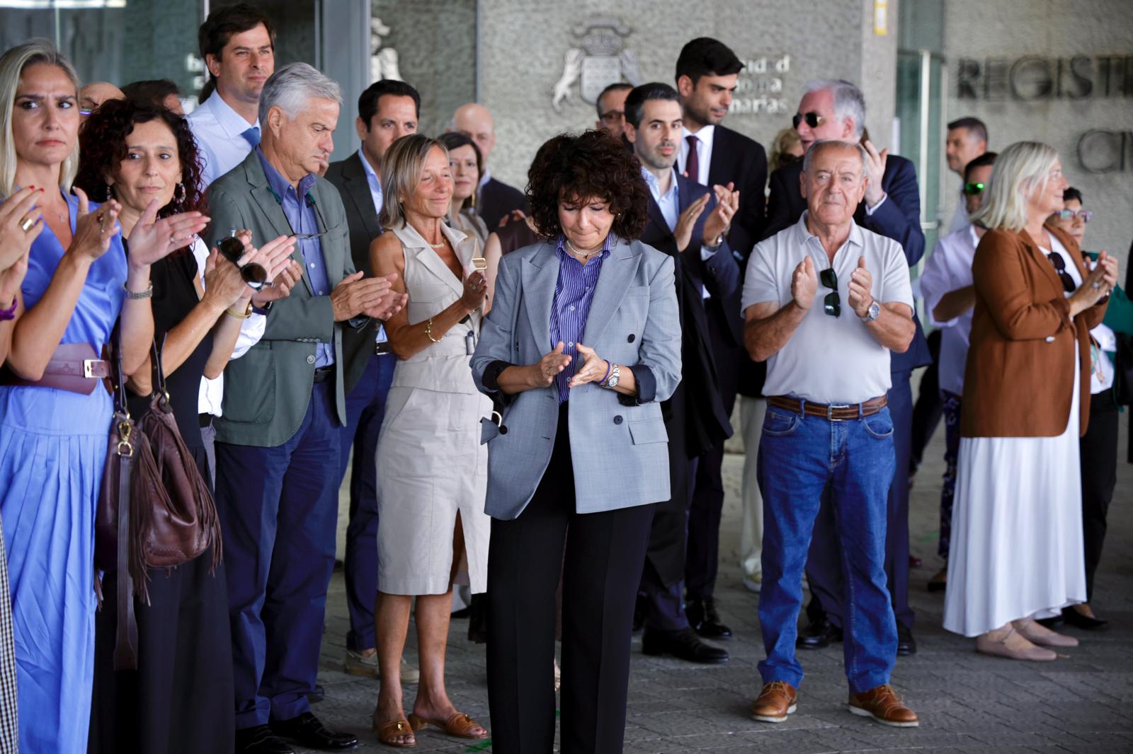 Los magistrados y letrados se manifiestan en Canarias