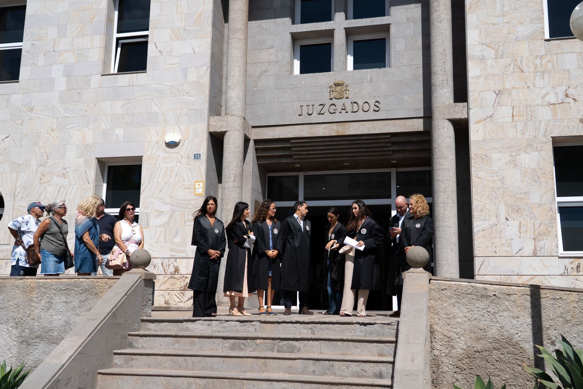 Los magistrados y letrados se manifiestan en Canarias