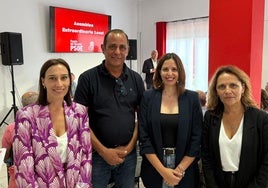 Nira Fierro, Blas Acosta, Tacoremi Gutiérrez y Rosa Cabrera.