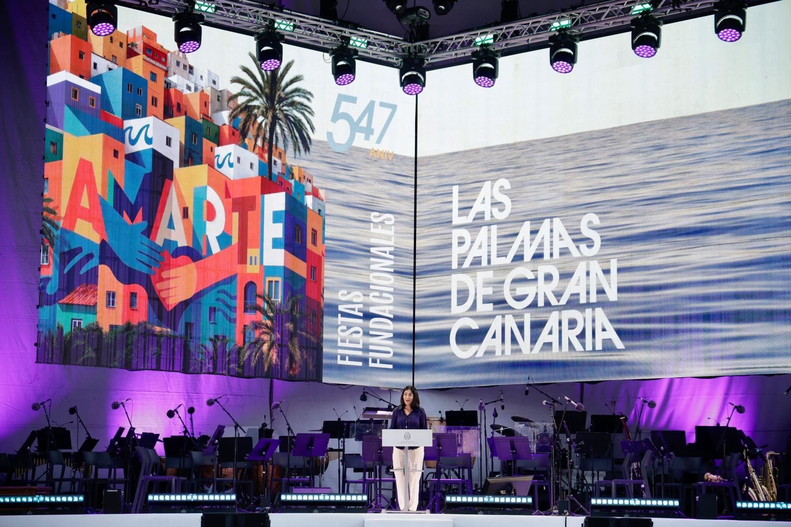 El pregón de Pepi Farray da inicio a las fiestas fundacionales de Las Palmas de Gran Canaria