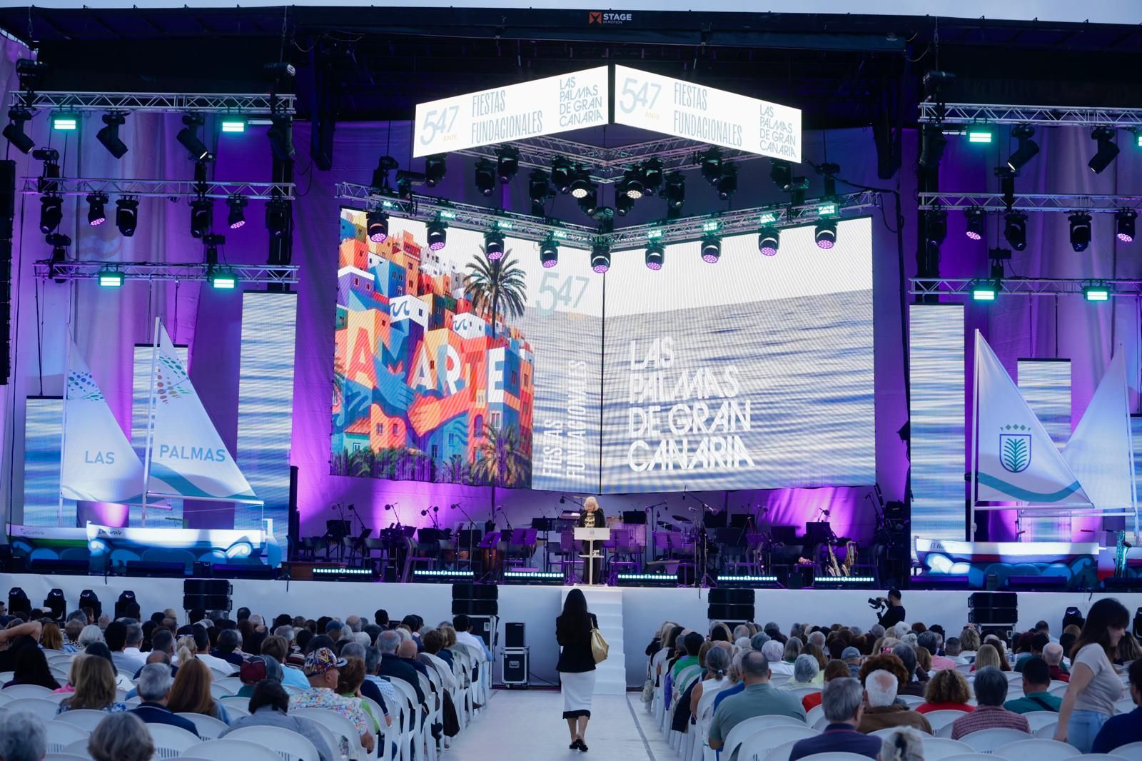 El pregón de Pepi Farray da inicio a las fiestas fundacionales de Las Palmas de Gran Canaria