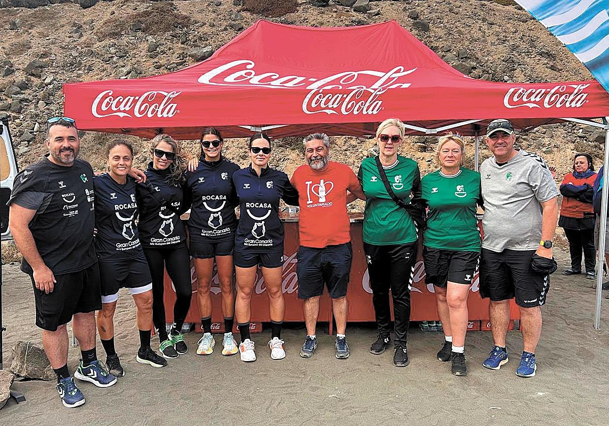 Cabildo de Gran Canaria se une a Mares Circulares para realizar una intervención en la Playa de Bocabarranco (Telde)