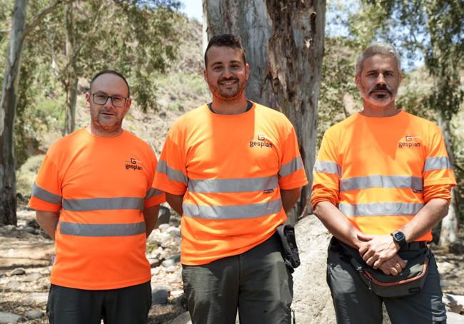 José Miguel Sánchez, Alejandro Sánchez y Jorge Fernando Saavedra integran parte del equipo humano del proyecto.