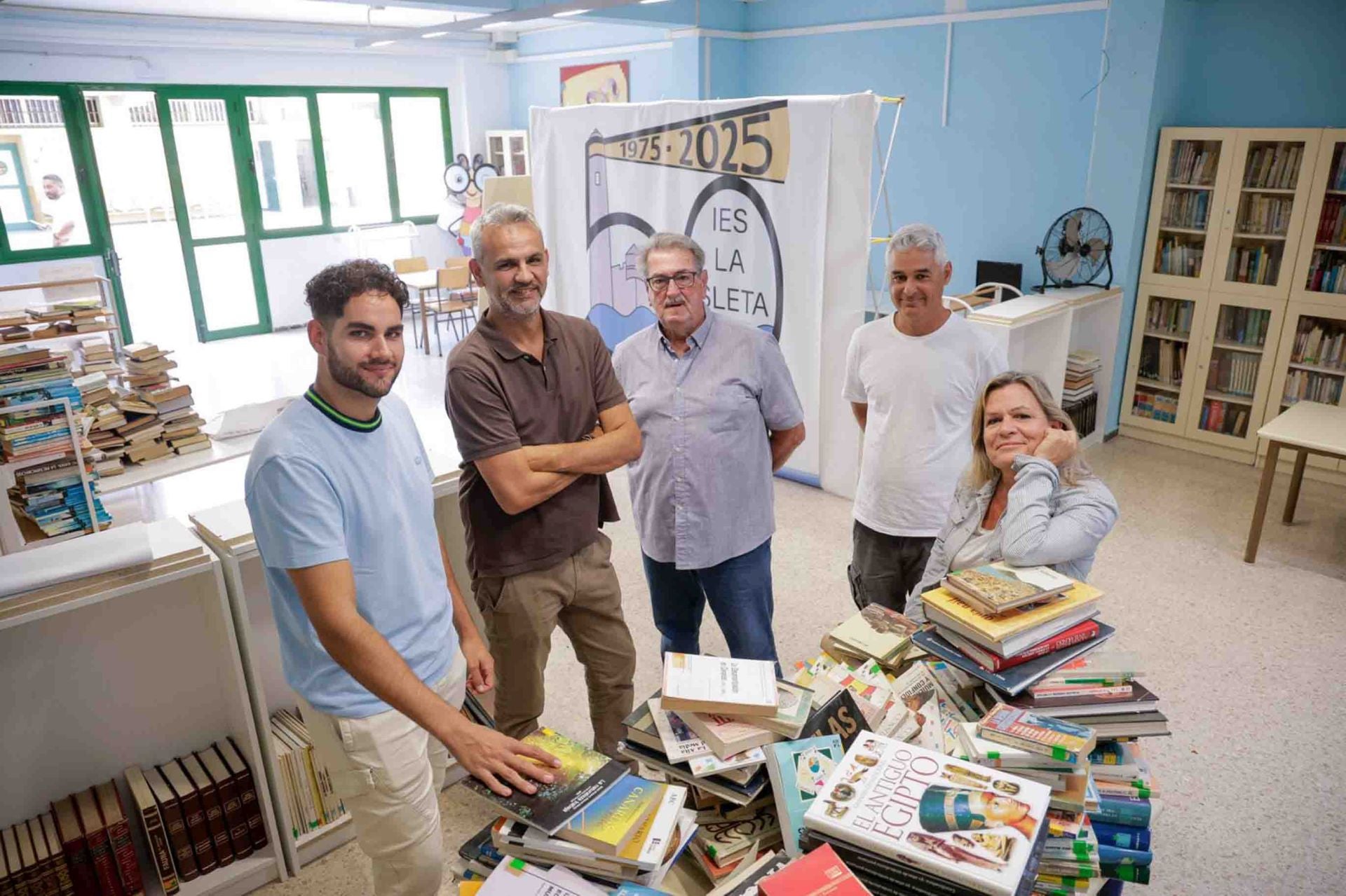 El medio siglo de vivencias en el IES La Isleta, en imágenes