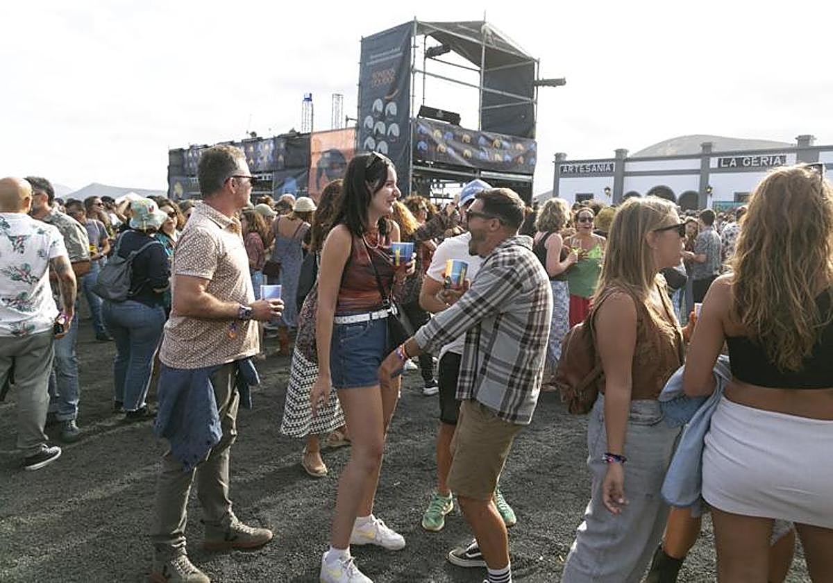 Actividad de Sonidos Líquidos en La Geria el pasado 8 de junio.