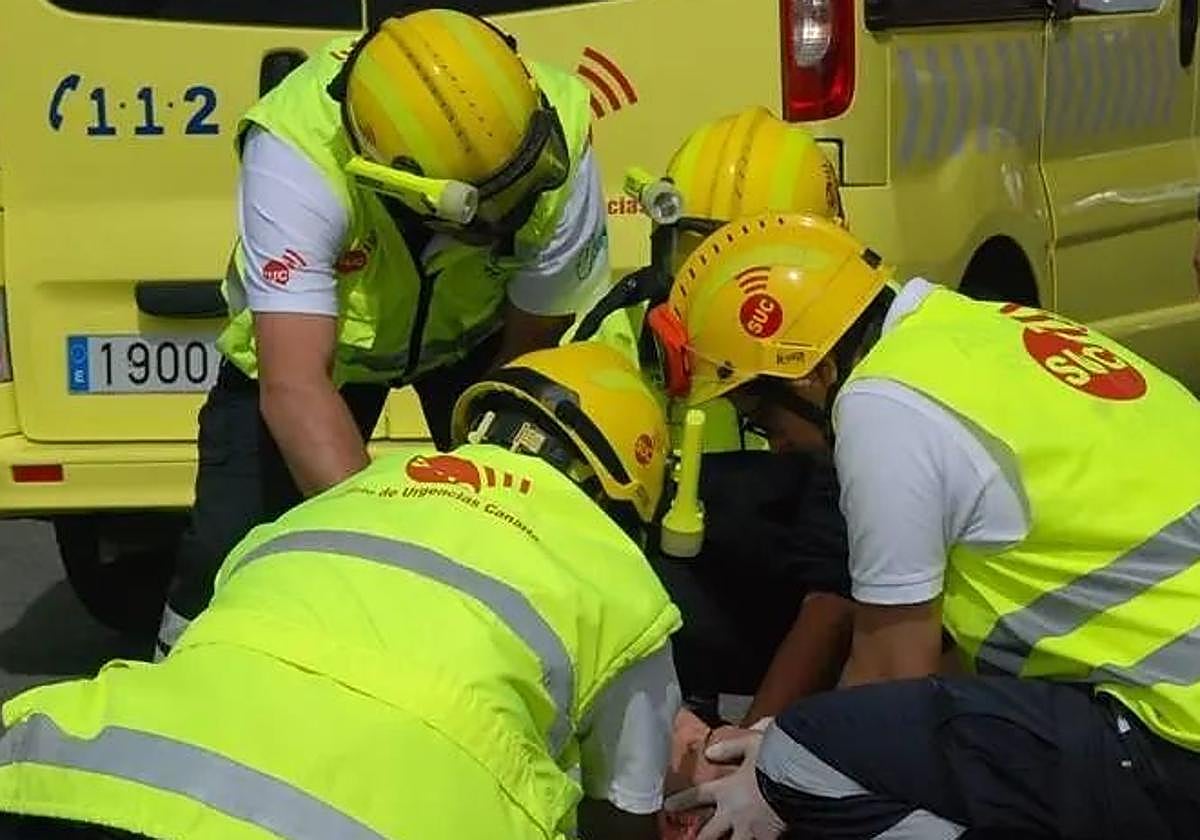 Muere el conductor de un coche tras un choque frontal con un camión en Antigua