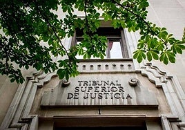 Fachada del Tribunal Superior de Justicia de Madrid.