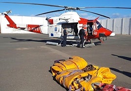 Helicóptero del GES en una imagen de archivo.