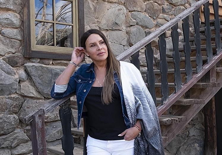 Karla Sofía Gascón, en Gran Canaria.