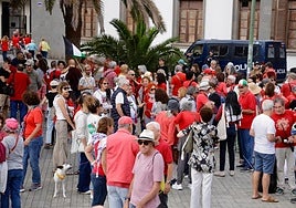Concentración por el pueblo palestino en Las Palmas de Gran Canaria