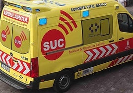 Ambulancia del SUC.
