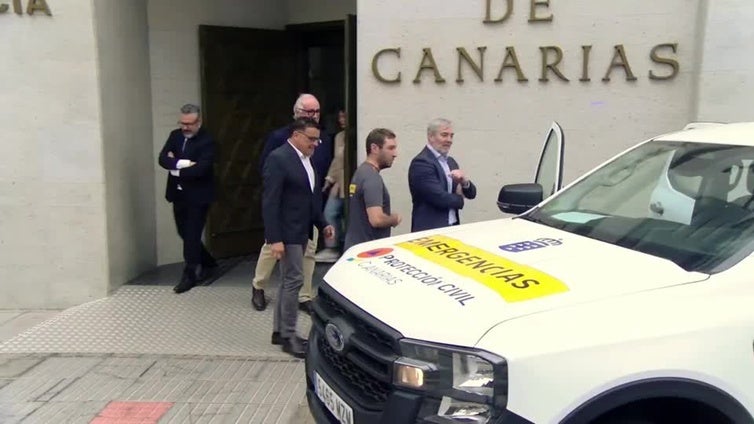 Fernando Clavijo interviene en la presentación de la Unidad de Apoyo de Emergencias