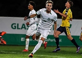 Adam Arbelo, con el Sporting de Portugal.