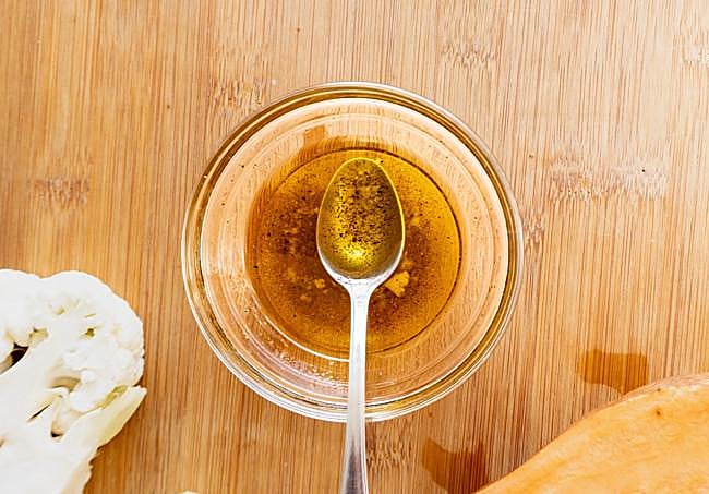 Aderezo de la coliflor