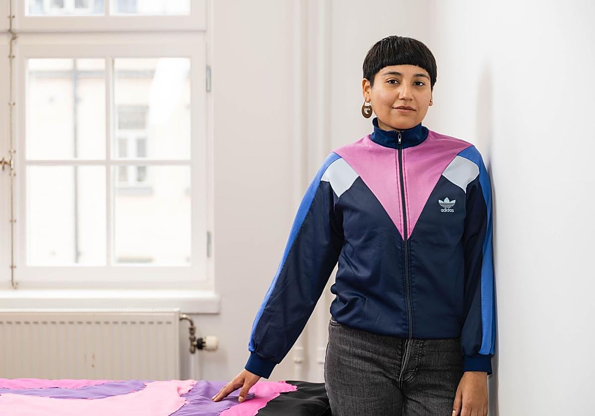 La artista chilena Neyen Pailamilla.