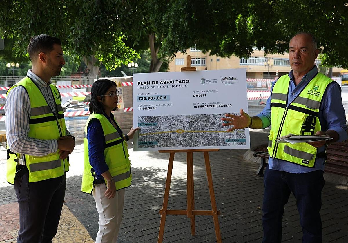 Comienzan las obras de asfaltado en Tomás Morales