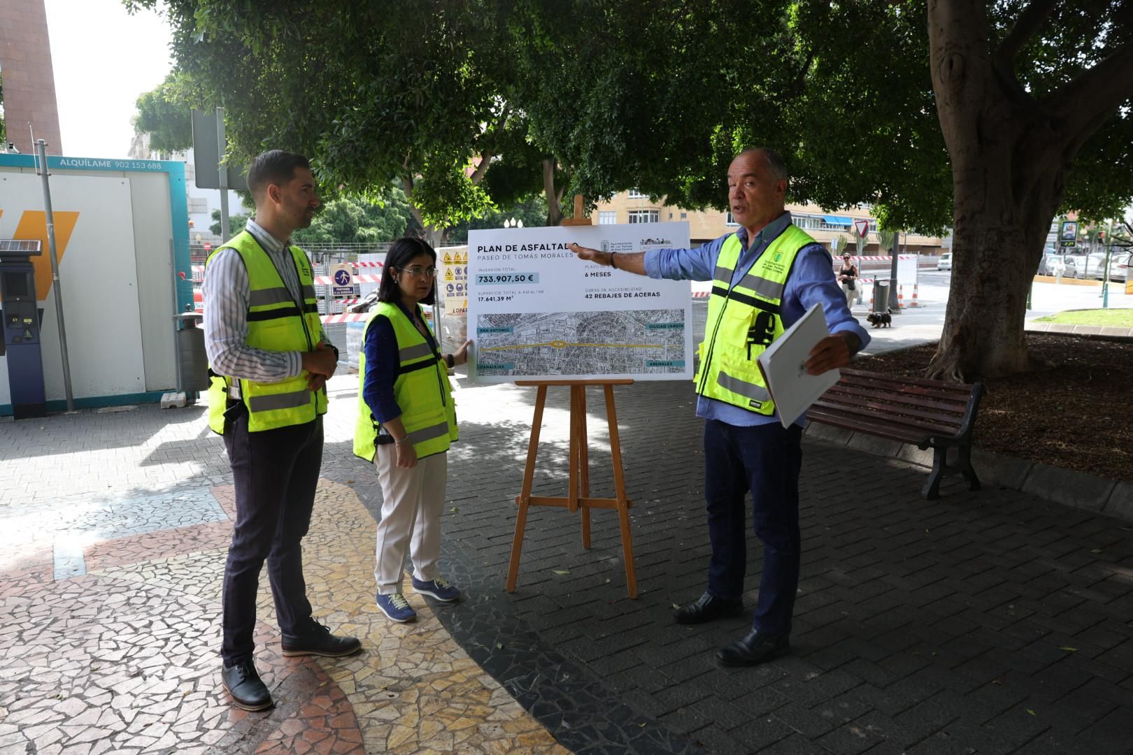 Comienzan las obras de asfaltado en Tomás Morales