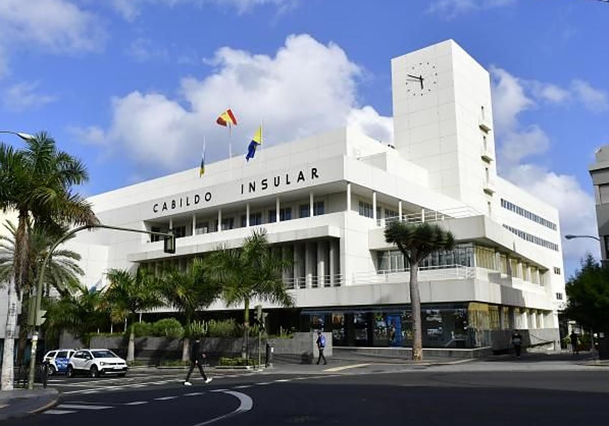 Fachada de la Casa Palacio, la sede oficial del Cabildo de Gran Canaria.