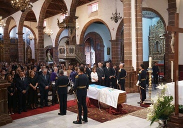 Tributo y último adiós a Manuel Hermoso, expresidente de Canarias