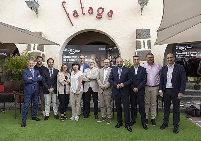 Participantes del encuentro #PorElClima en Las Palmas de Gran Canaria