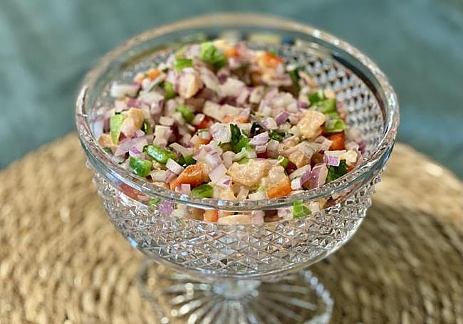 Salpicón de salmón