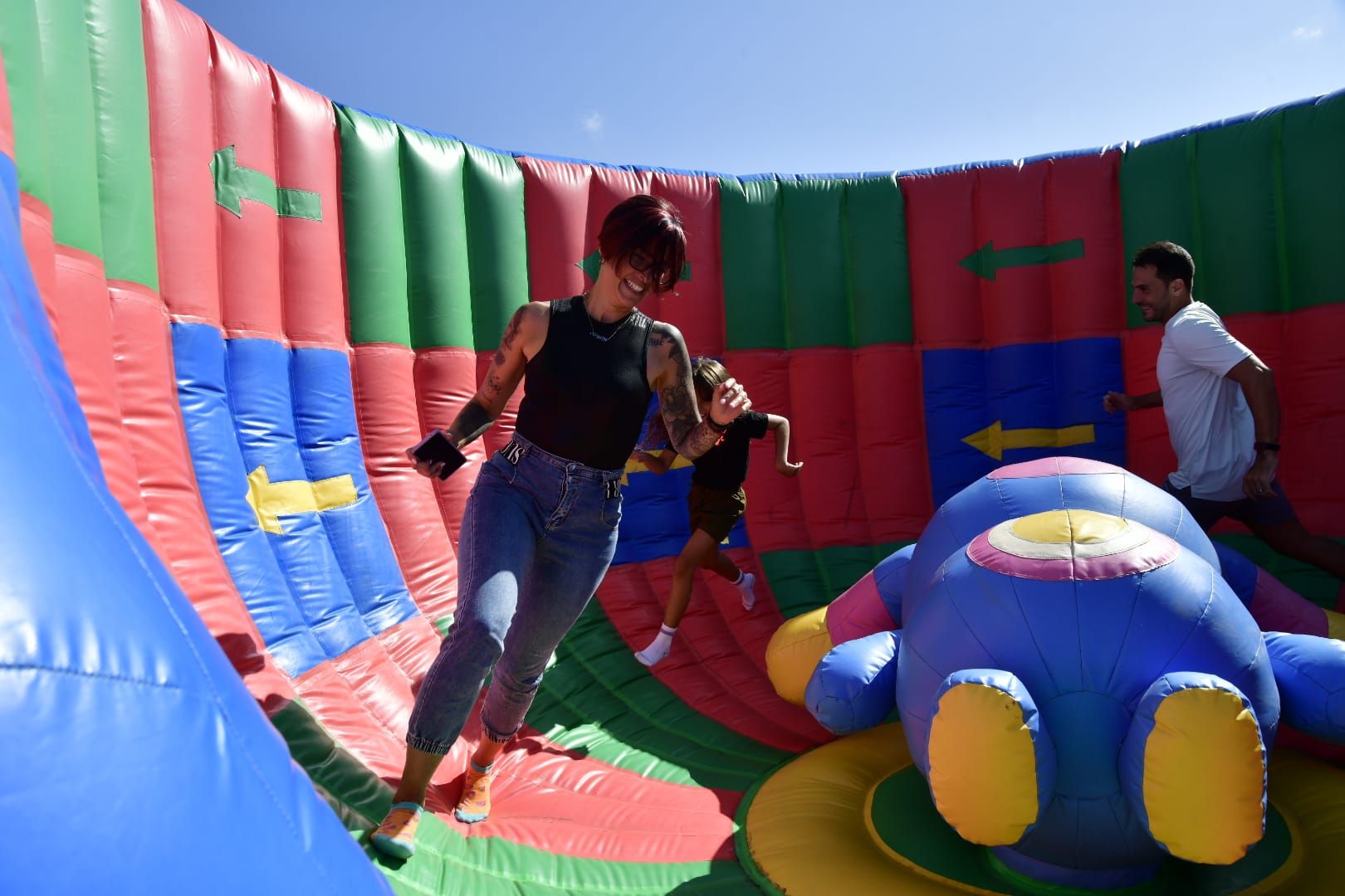 El parque hinchable más grande del mundo, en imágenes