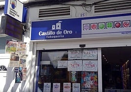 Una de las administraciones que vendió el boleto ubicada en Juan Rejón en Las Palmas de Gran Canaria.