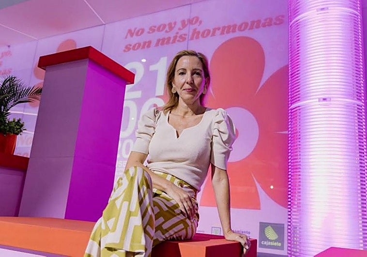 La doctora Elena Vicente, en el Museo Elder de la Ciencia y la Tecnología, donde tomó parte de las jornadas 'No soy yo, son mis hormonas'.