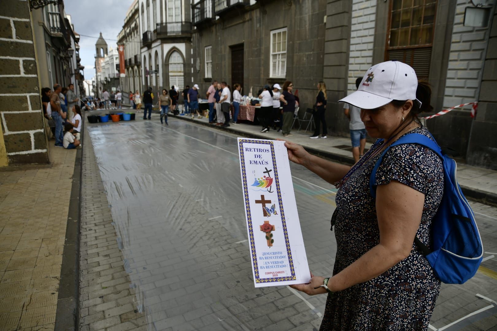 Alfombras llamativas para la celebración del corpus christi