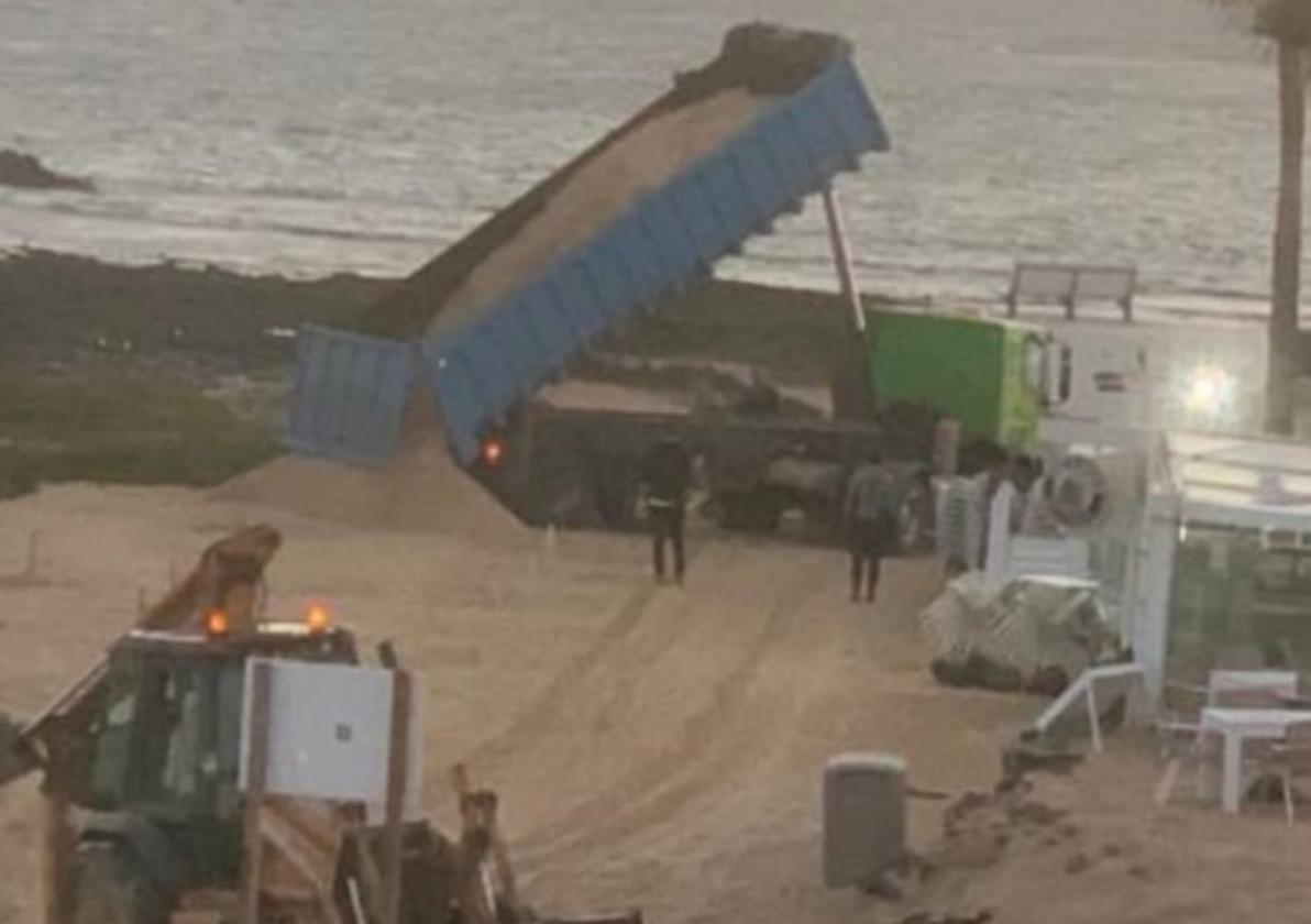 Imagen de las obras y que fue aportada en la denuncia.