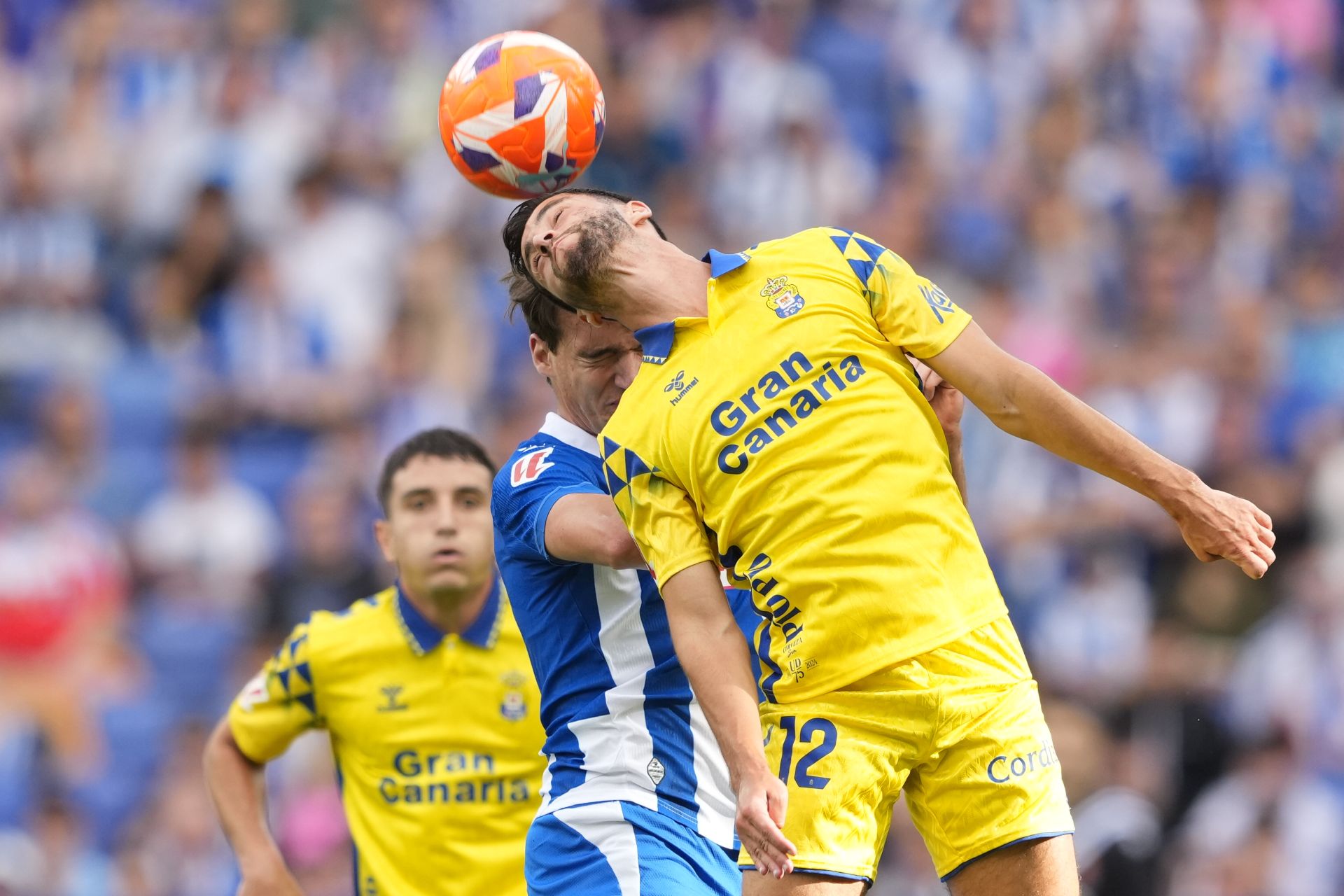 Enzo Loiodice, ante el Espanyol.